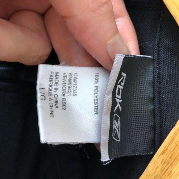 Reebok Crosby vintage 1980s black pullover SZ L - Picture 4 of 8